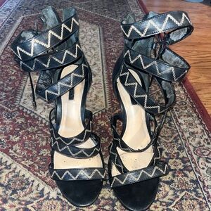 TOPSHOP Black Strappy Women's Sandals